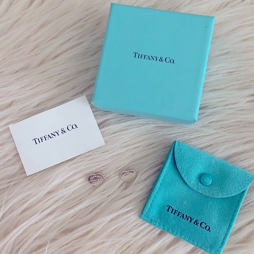 Tiffany & Co. Mini Heart Tag Earrings